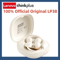 100% Original Lenovo Wireless Earphones Clip on HiFi Stereo Thinkplus LP38 Bluetooth Headphones Sport Earbuds Long Battery Life