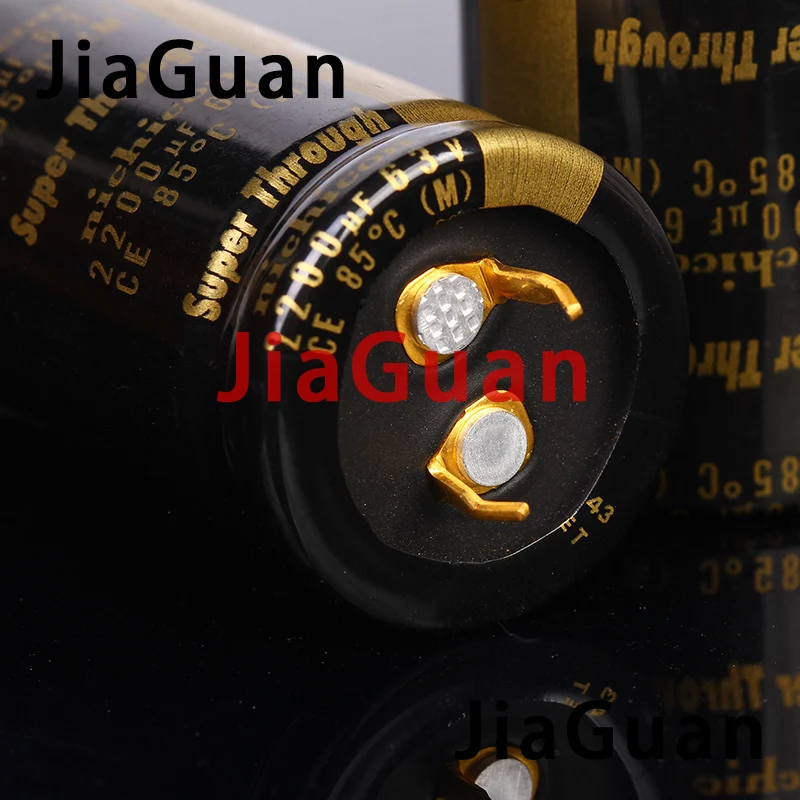 2PCS NICHICON KG Super Through 63V2200UF 25x45mm Type III 2200UF 63V audio amplifier filtering 2200UF/63V Golden feet 2200U