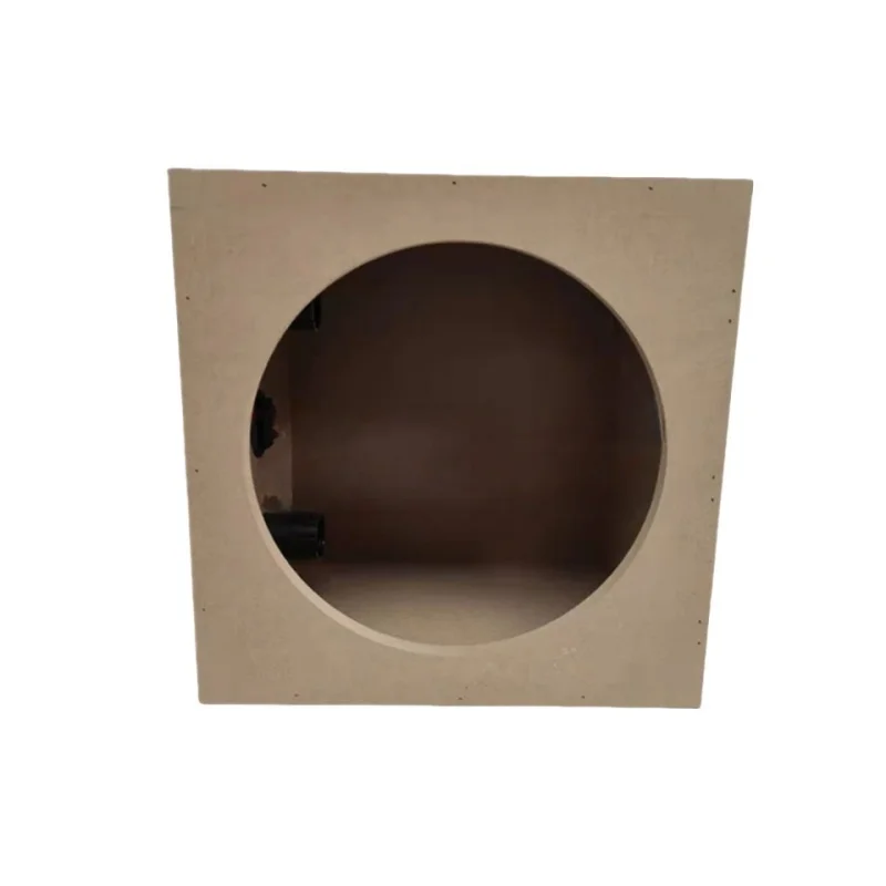 10-inch Subwoofer Empty Box,DIY Car/Home Woofer Box,1Piece Bass Speaker Housing, Wooden Speaker Box,Bass Sound Box Hole 235mm