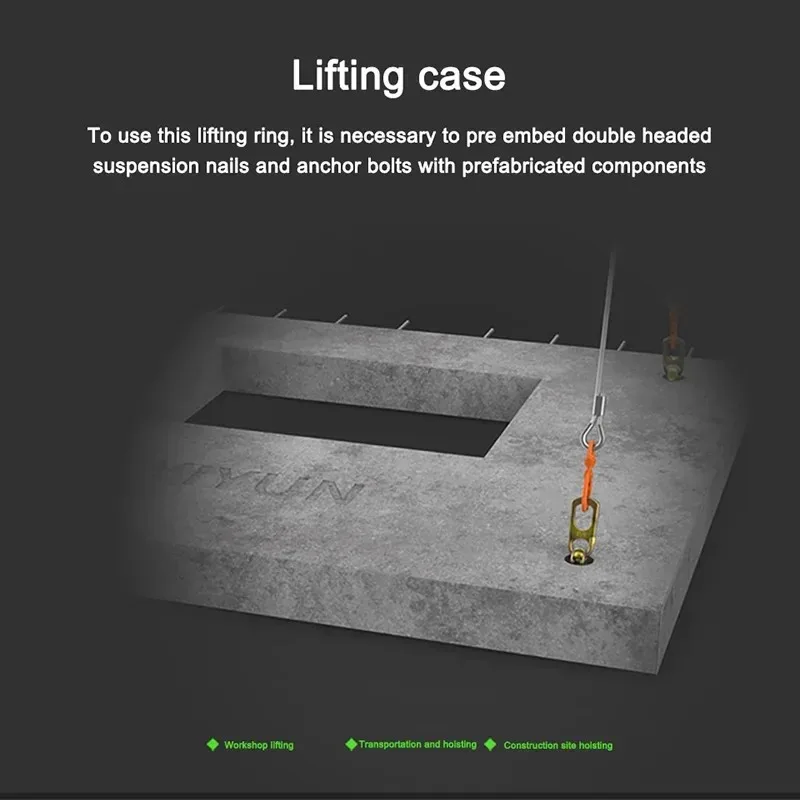 Hardware Formwork Accessories Concrete High Quality Lifting Clutch for Pin Anchor for Spherical Head Anchor in Precast Concrete