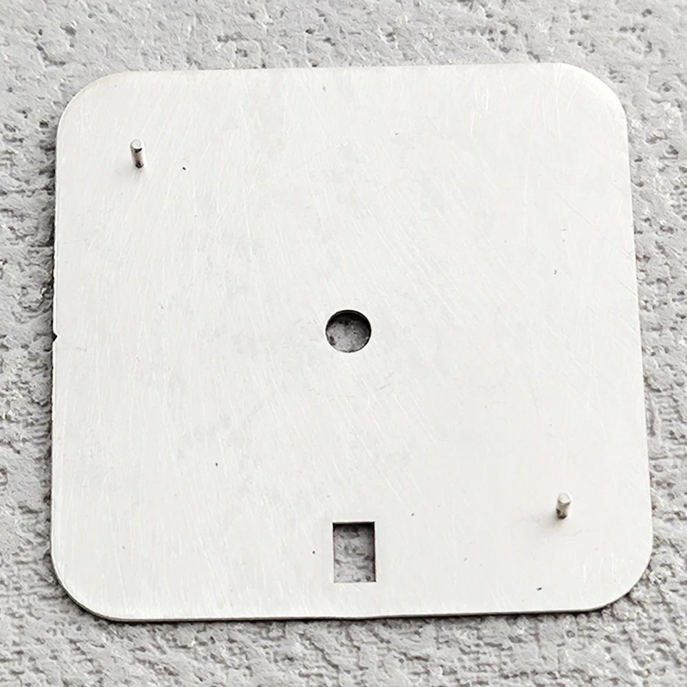 Quadrante quadrato arabo con calendario alle 6,8 mm, adatto per cassa quadrata con fibbia pieghevole, movimento NH35, accessori per orologi Sandus