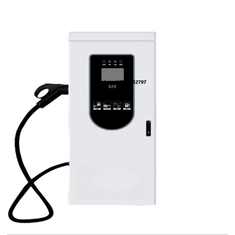 20kW Single  Floor Mounted CCS2 DC Commercial EV Charger with OCPP 1.6J IP54 RFID and Optional App Control