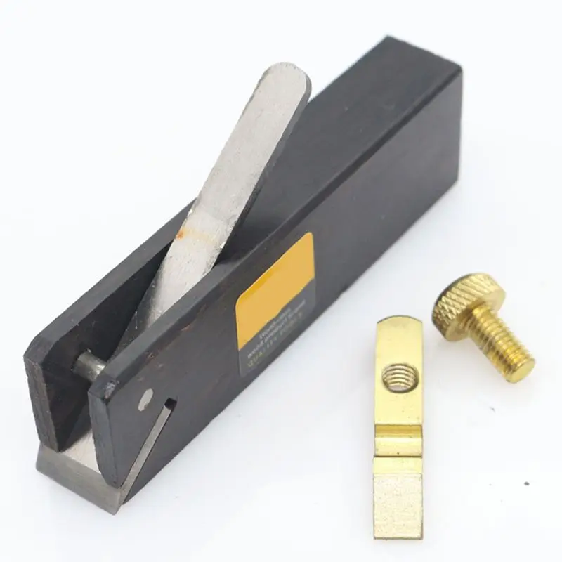 Plaina Manual para Carpintaria, Mini plaina de mão, Sharp HSS Blade, Block Hand Planer Carpenter Woodcraft Tool for Trimming