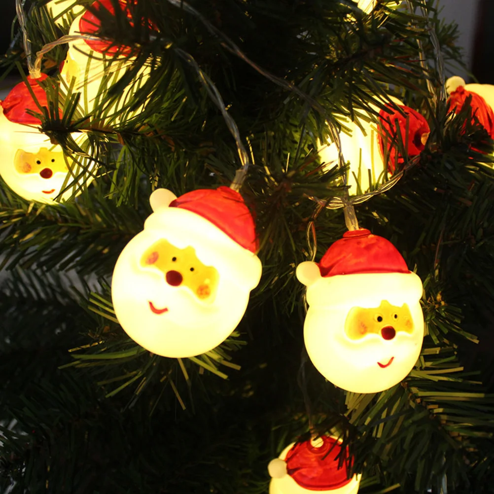 1 مجموعة عيد الميلاد سانتا قبعة حمراء سلسلة أضواء 20 LED مصابيح الزخرفية عيد الميلاد مهرجان جو سلسلة أضواء LED جو مصباح #6