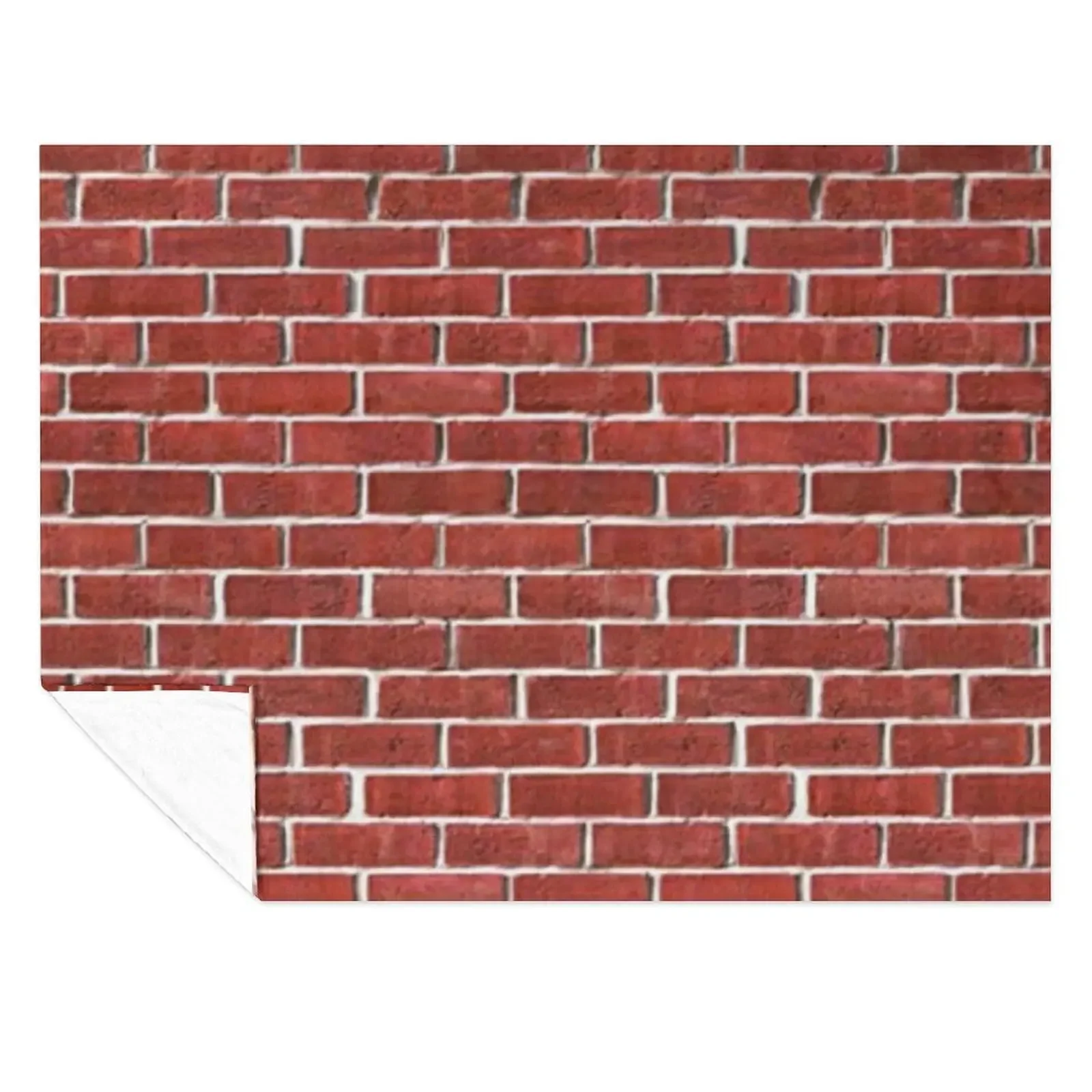 

Brick wall Pattern Red Brick Throw Blanket Heavy Flannels Furrys manga Blankets