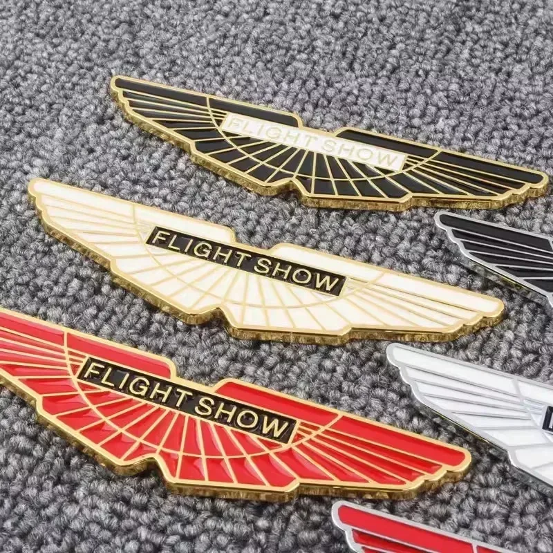 ثلاثية الأبعاد سيارة معدنية الحصير شعار رئيس ل أستون مارتن DB S 11X9 V12 Zagoto Virage Lagonda Vanquish Rapide One-77 ملصقات