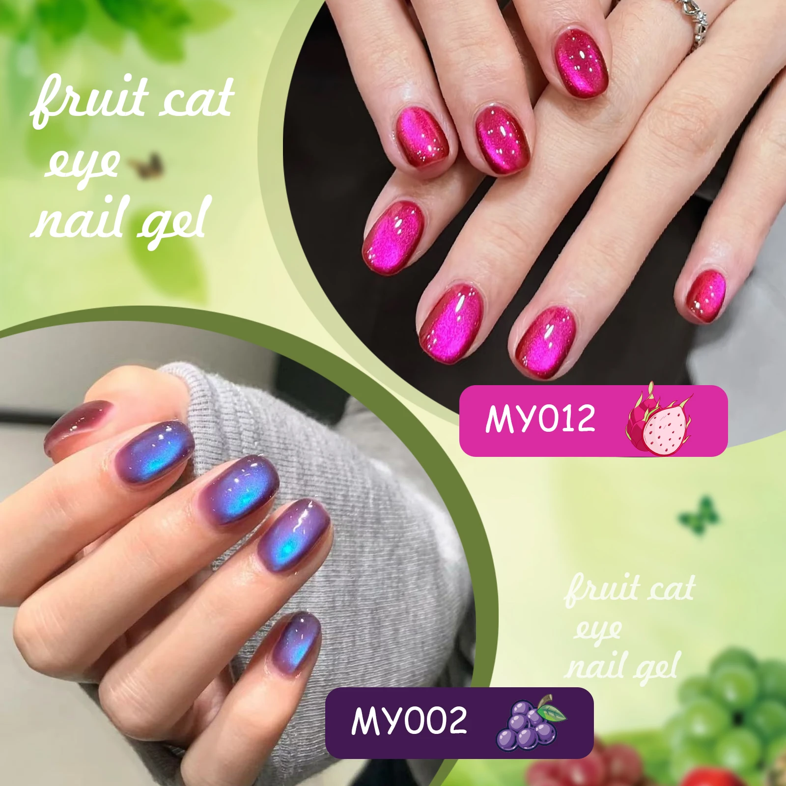 Smalto gel per unghie magnetico Cat Eye viola uva Semi permanente Soak Crystal UV LED Gel per unghie Smalto per manicure a lunga azione