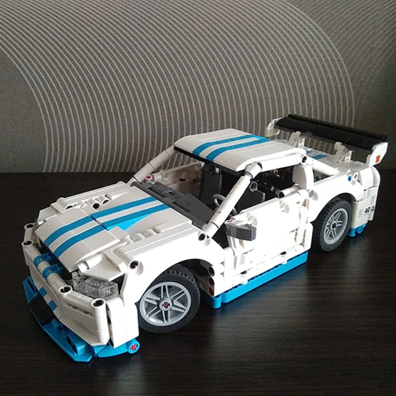 Moc Bouwstenen Supercar Model Snelheid Kampioen R34 Technische Bakstenen Diy Montage Constructie Speelgoed Voor Childr Vakantie Geschenken