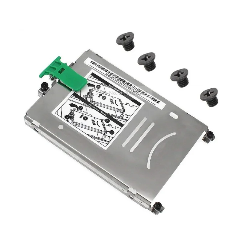 Hdd ssd disco rígido bandeja caddy quadro suporte kit de ferragem com parafusos para hp zbook 15 zbook 17 g1 g2