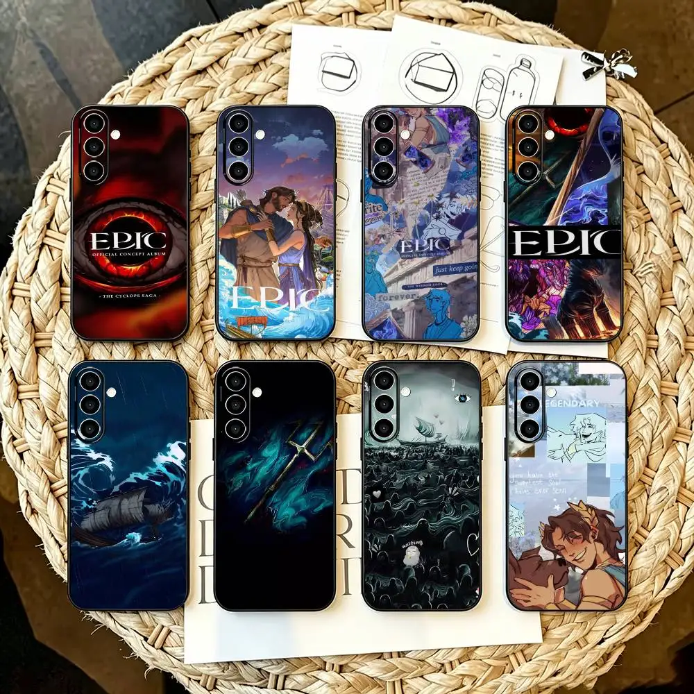 Music E-Epic The Musical Phone Case For Samsung Galaxy A55 A35 A54 A53 A33  A52s A42 A32 A71  Black Cover