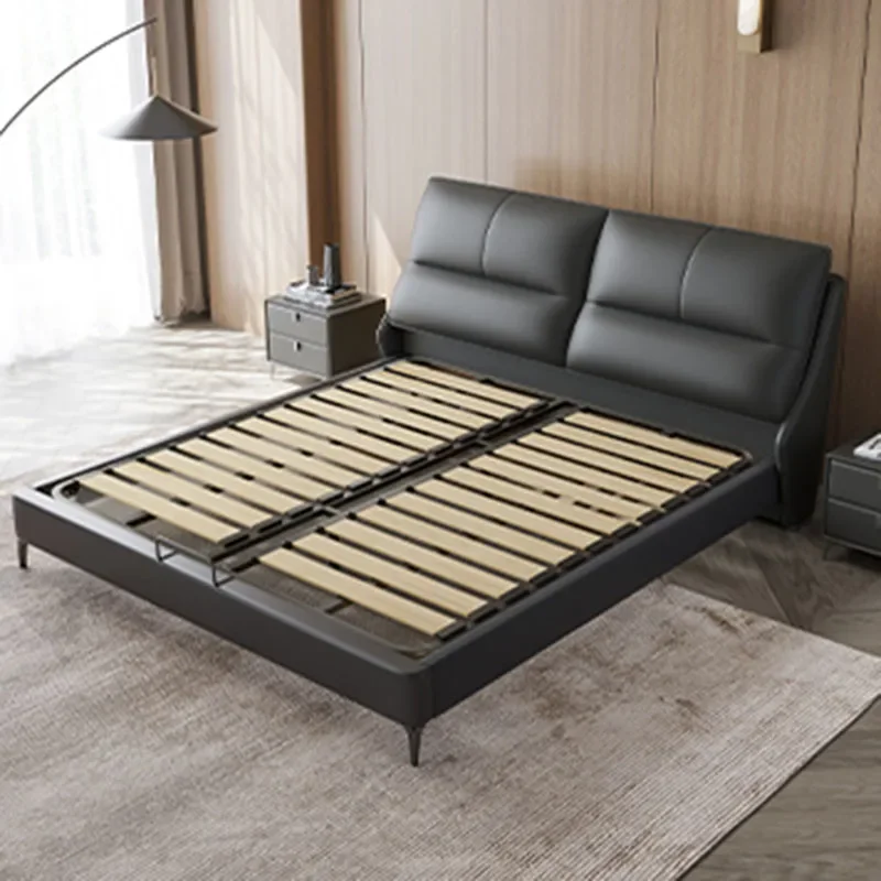 Twin Platform Bed Frame Queen Wooden Multifunctional Floating Bed Frame Bedroom Somieres Y Marcos De Cama Muebles Furniture