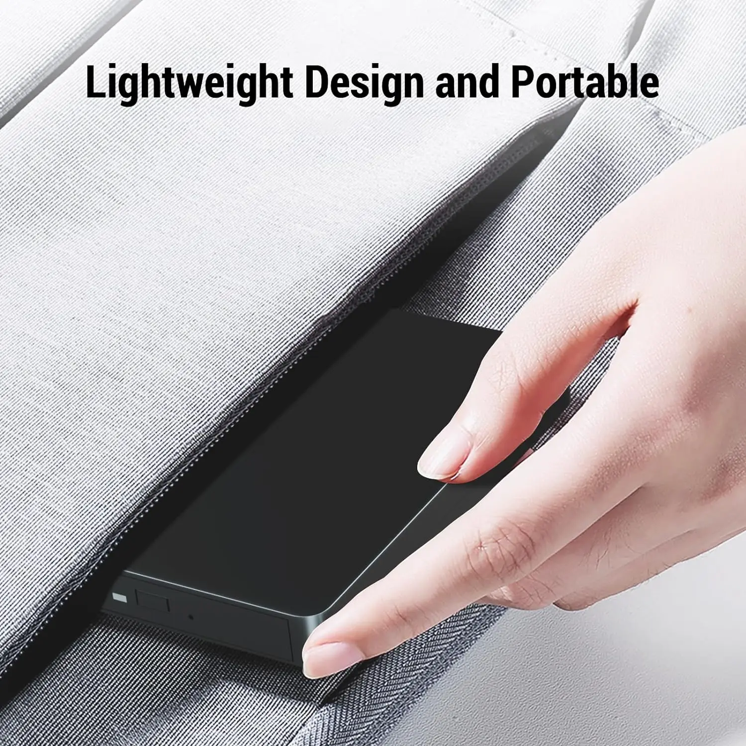 External CD DVD -/+RW Optical Drive USB 3.0 Type C Portable CD DVD Player Burner for PC Laptop Computer Windows 11/10/8/7 MacOS