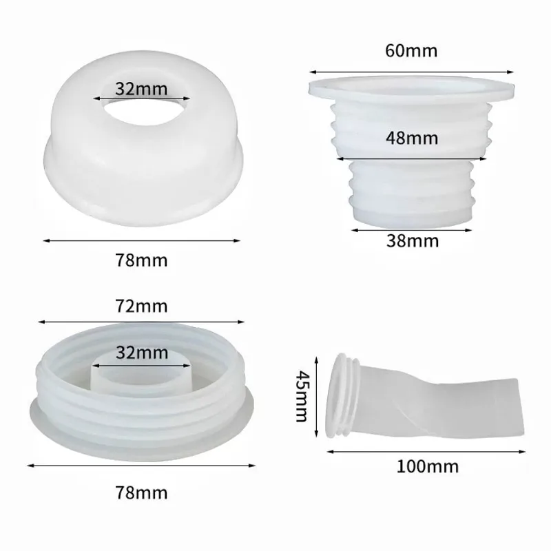 Silicone Drain Deodorant Core Floor Drain Pipe Anti Odor Seal Washer Ring Plug Sink Filter Stopper itchen Bathroom Accessories