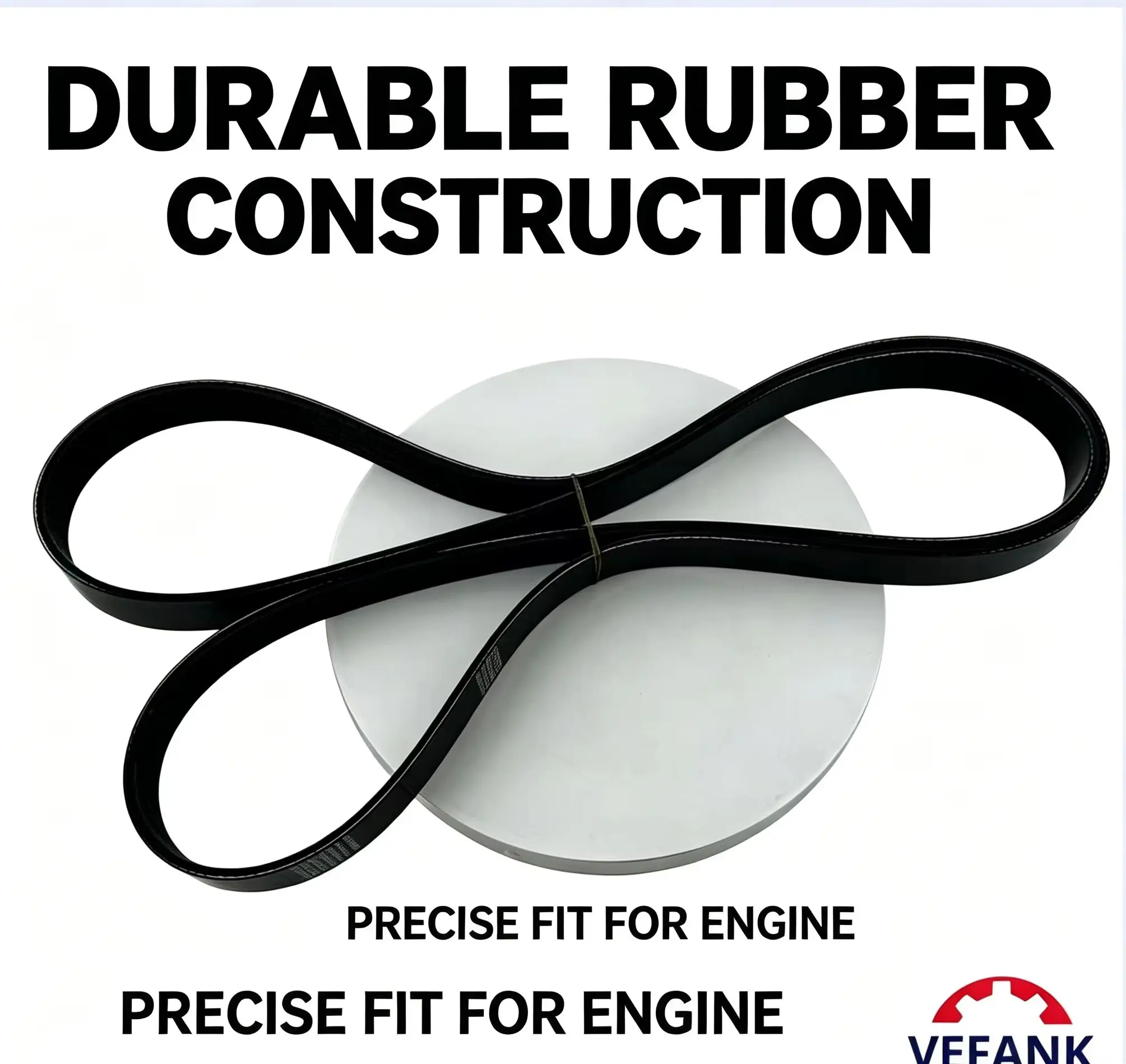 

8PK2173 3289974 K080855 Automotive serpentine belt, high performance 6BT5.9, diesel engine parts, heavy-duty engine belt