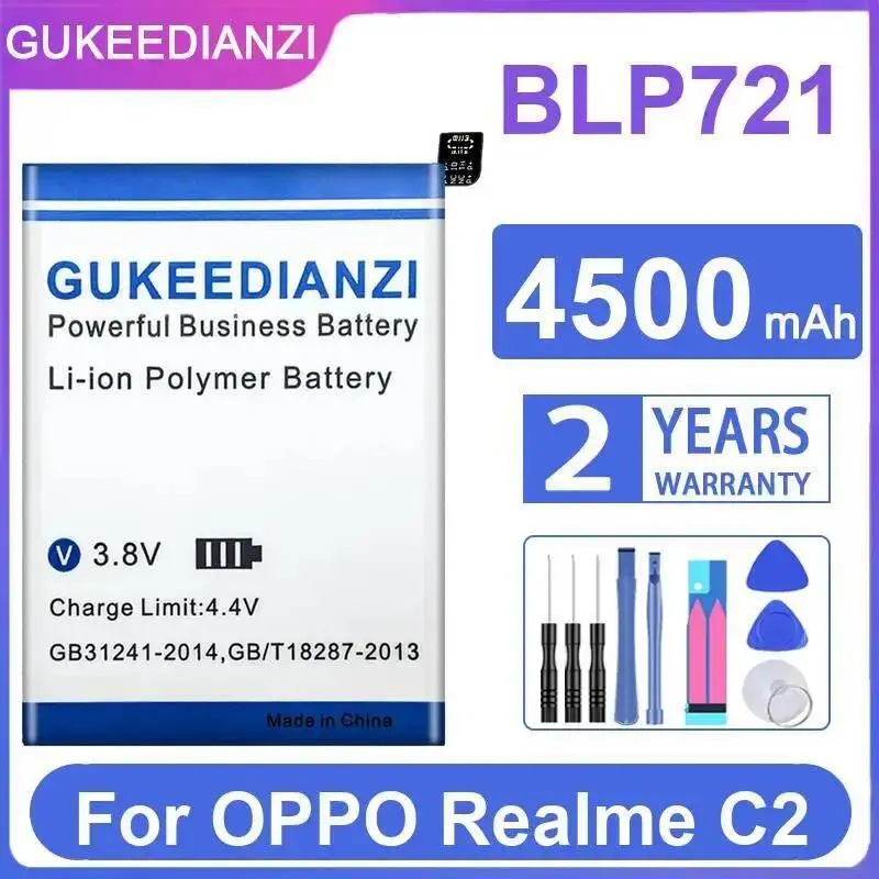 

Для Oppo Realme C2 аккумулятор мобильного телефона BLP721 4500 мАч хорошая низкотемпературная производительность