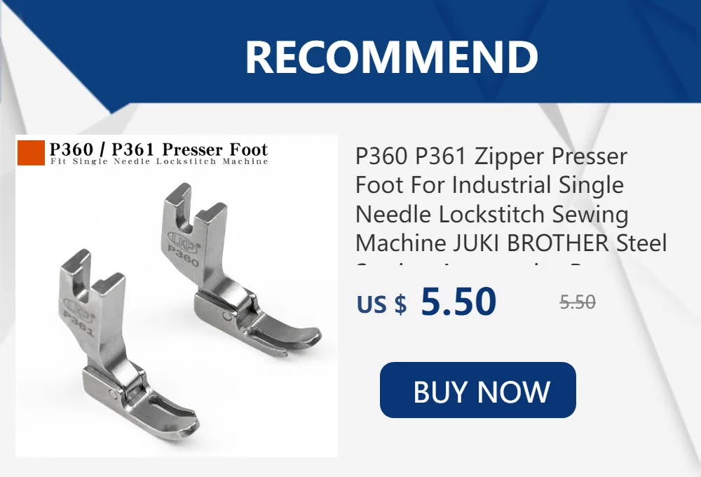 3 PCS MT-18 Presser Foot Fit All Industrial Lockstitch Sewing Machine Accessories For JUKI BROTHER SINGER Single Needle