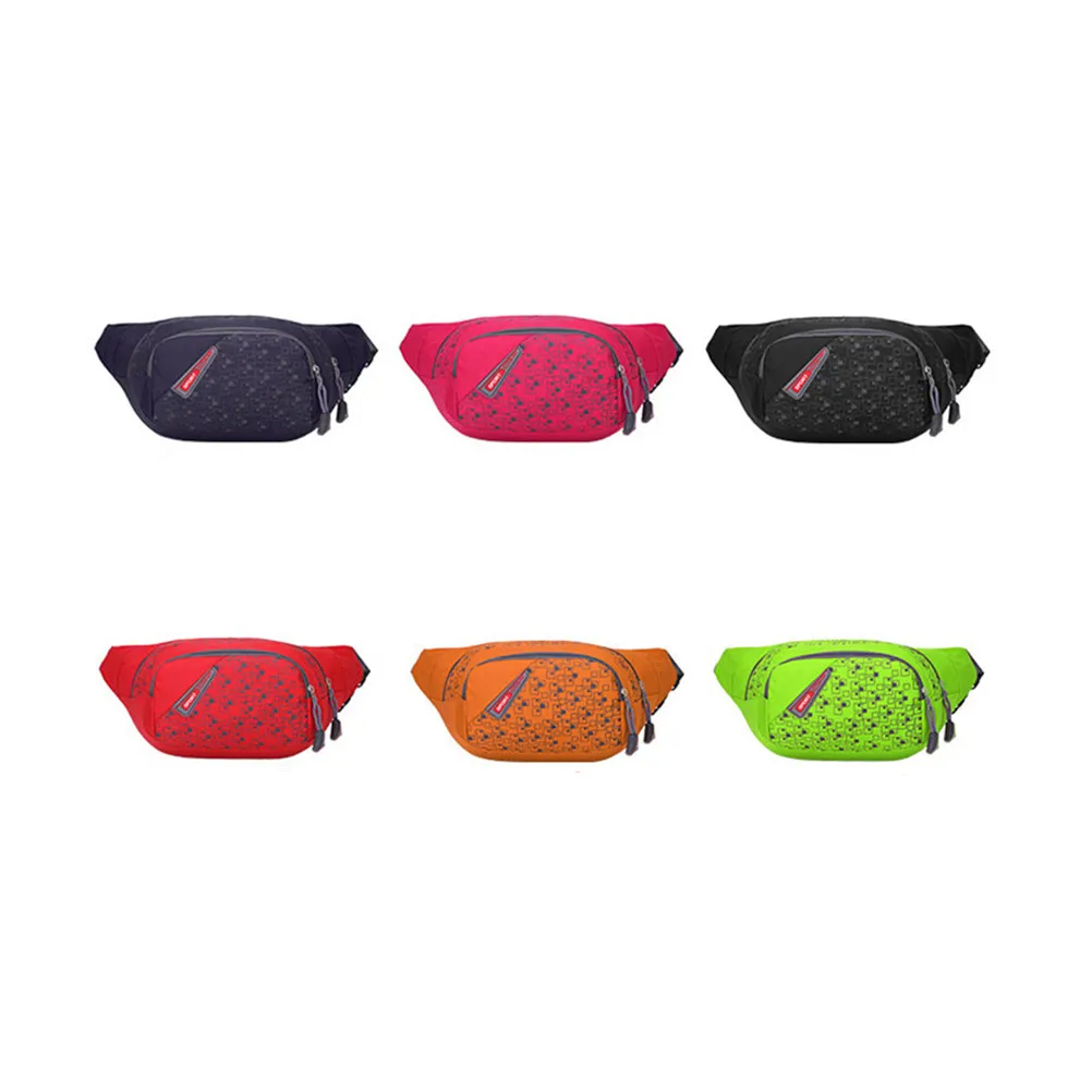 

Running Waist Pack Waterproof Anti-Scratch Nylon Belt Bag for Cycling Hiking Outdoor Workout Key Phone Holder Storage Pouch