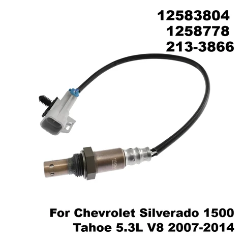 Датчик кислорода (лямбда-зонд) 12583804 1258778 213-3866 для Chevrolet Silverado 1500 Tahoe 5.3L V8 2007-2014, 1 шт., замена