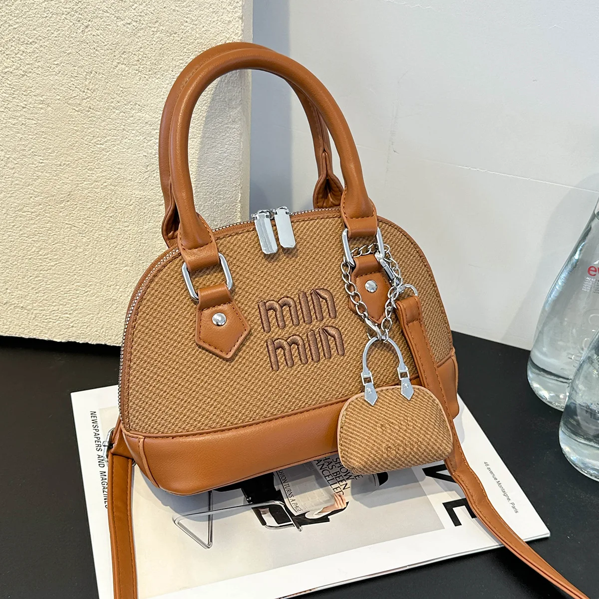 

2025 Curated Sling Bag, Multi-Way Convertible Shoulder & Crossbody Purse for Women, Breeze-Friendly Vegan Leather Day