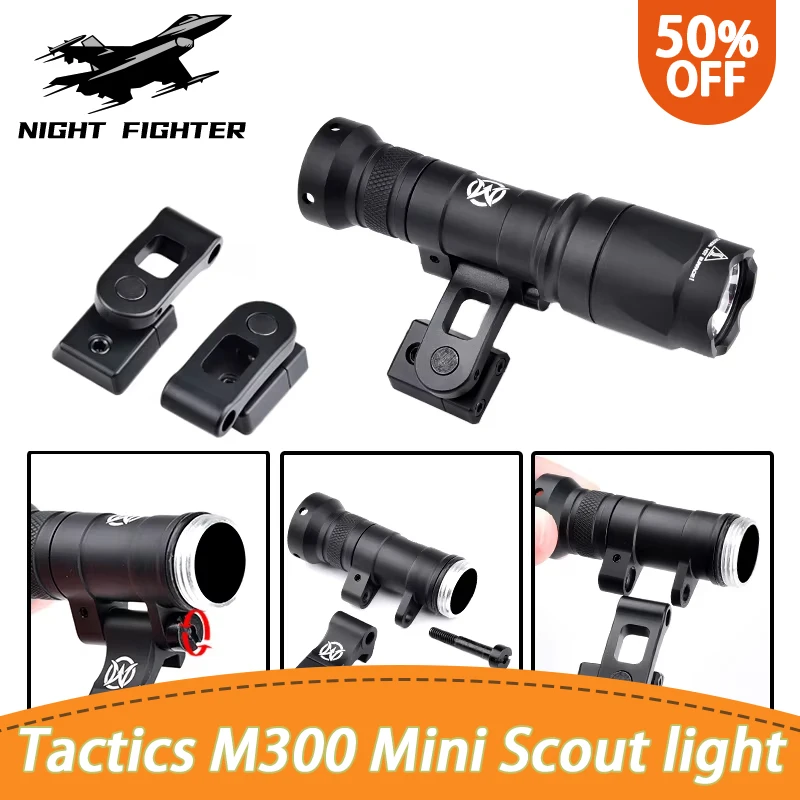 

WADSN New FAST Helmet Mount Surefir M300 M600 Mini Scout light M340 M640 Tactics Flashligjt M-AX ARC Helmet Rail Clamp Adaptor