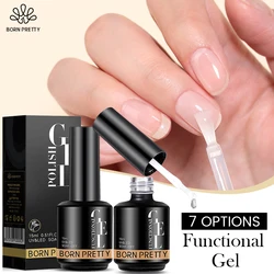 BORN PRETTY Base Gel and Top Coat for Gel Polish Acid-Free Nail-Primer Varnish Hybrid Semi Permanent Gel Nails Rubber Base Gel