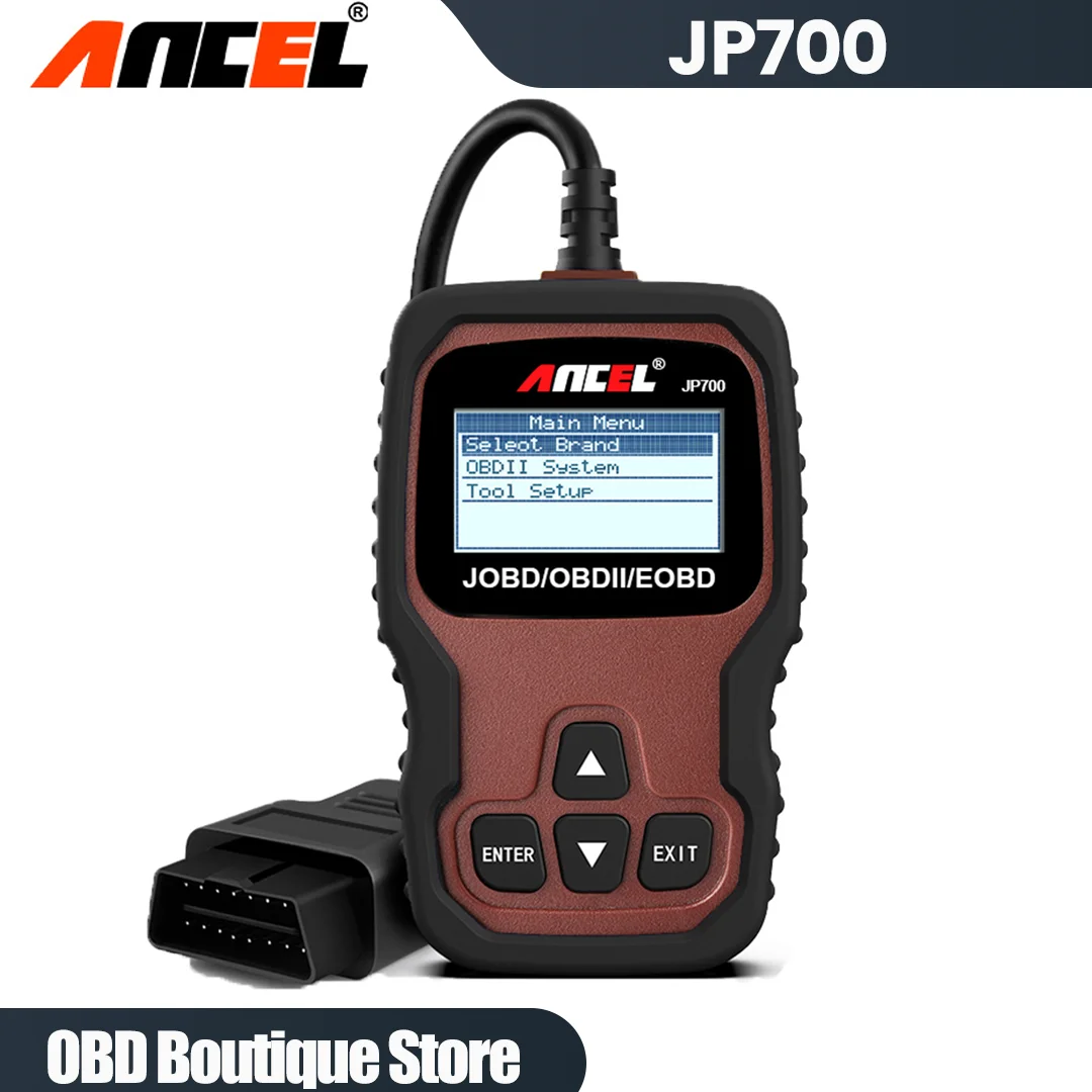 Ancel JP700 JOBD OBD2 Scanner for Japanese Car Automotive Diagnostic Tools for Toyota Nissan Honda Mazda Mitsubishi Auto Scanner