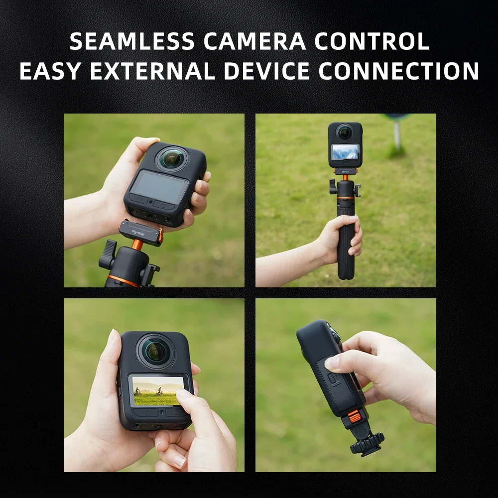 Silikonowa osłona Flymile do kamery panoramicznej DJI OSMO 360, etui ochronne, osłona przeciwsłoneczna, odporna na zarysowania, pyłoszczelna, akcesoria