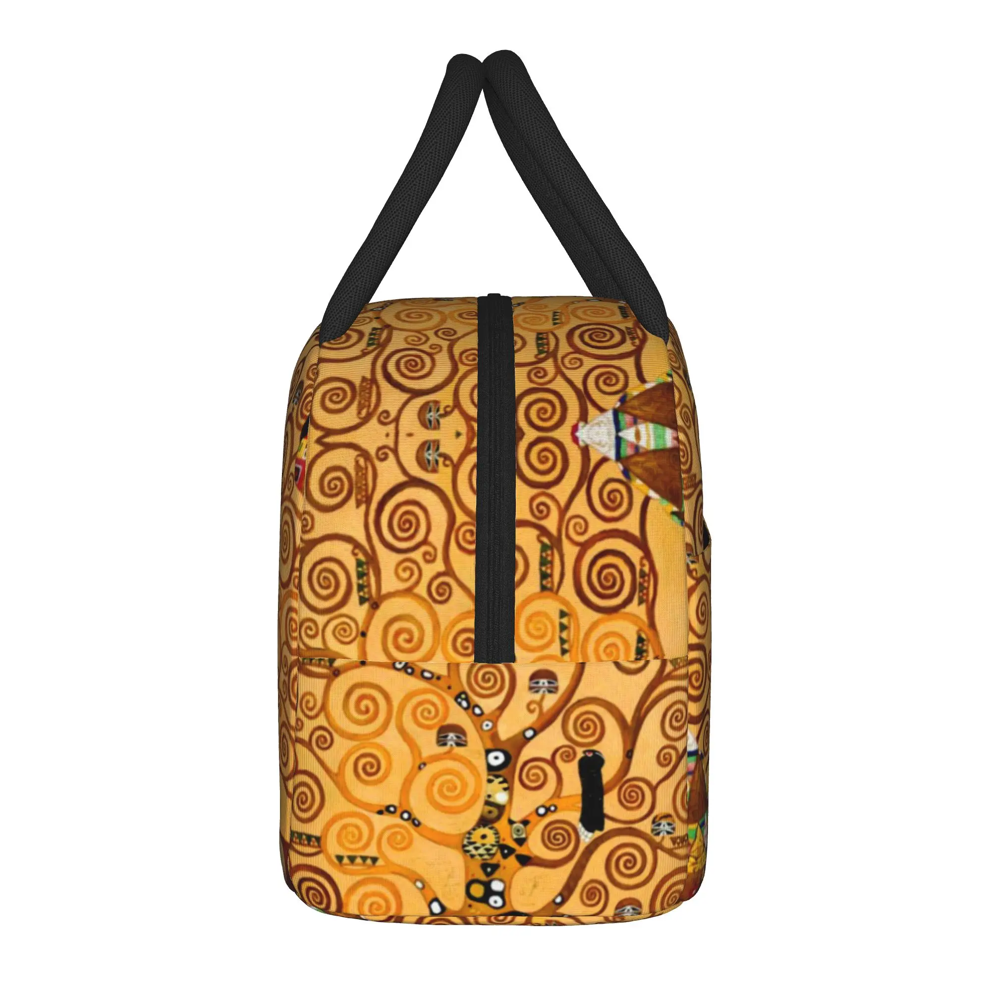 Tree of Life by Gustav Klimt Fine Art Insulated Lunch Bag Cooler Bag Reusable,Meal Container  High Capacity Tote Lunch Box