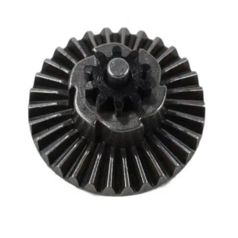 Conjunto de 10 peças de engrenagem cônica de aço CNC, peças de reposição de engrenagem de metal endurecido por injeção