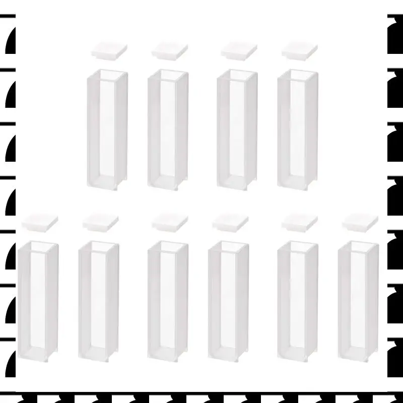 A44U Quartz Cuvette,Spectrophotometer Cuvettes 10 Mm Path Length, 45Mm Height, 3.5 ML Capacity - 10 PCS