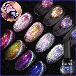 7.5ML Fairytale Cat Magnetic Gel Nail Polish Semi-Permanent Sparking Aurora Glitter Nail Gel Manicure Soak Off UV Nail Varnish