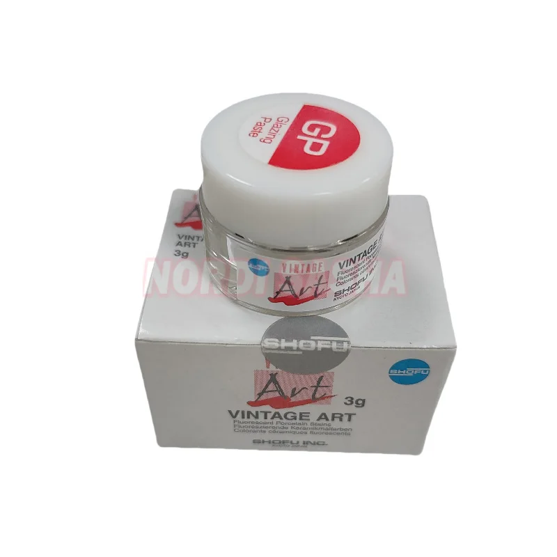 

3g /Bottle SHOFU Vintage Art Glazing Paste Basic And Effect Colors Dental Vintage Art Stained Porcelain Powder (Paste)