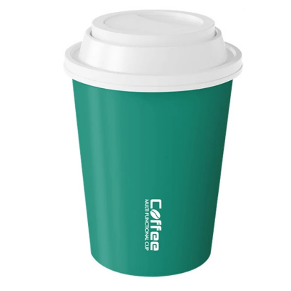 

Набор детских канцелярских принадлежностей 7 в 1: портативный, с вентилятором, для учебы, в форме кофейной чашки, со степлером