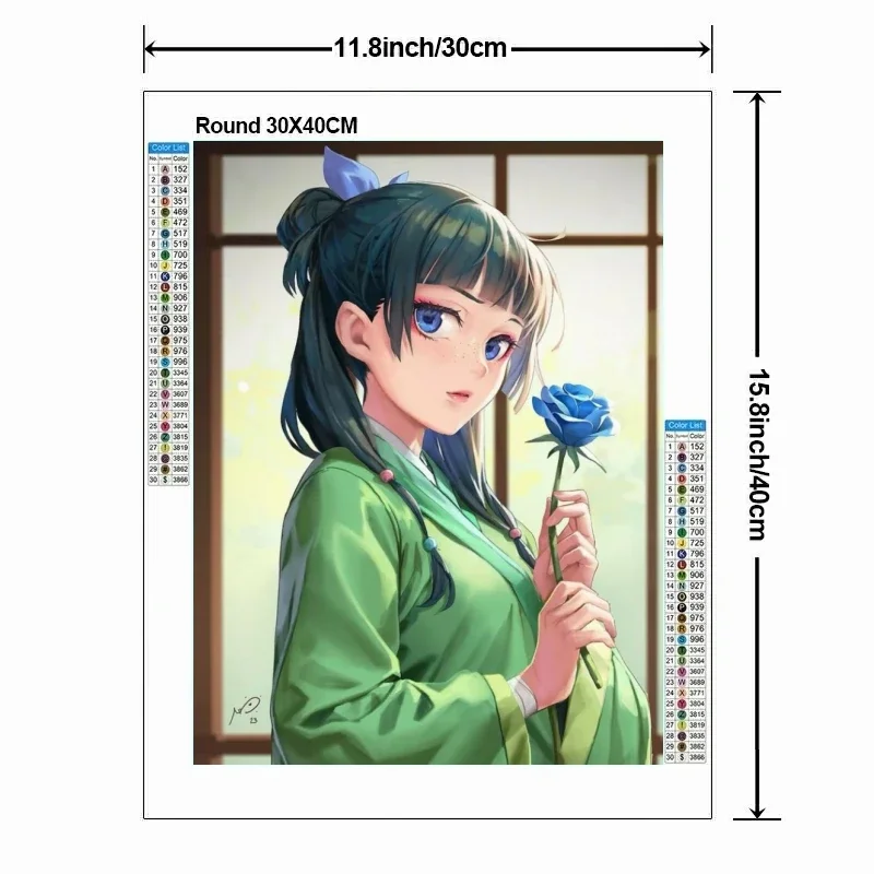 ماو ماو وجين شي DIY الماس اللوحة لمذكرات الصيدلي الماس التطريز فسيفساء ديكور جدران المنزل الأطفال اليدوية هدية #2