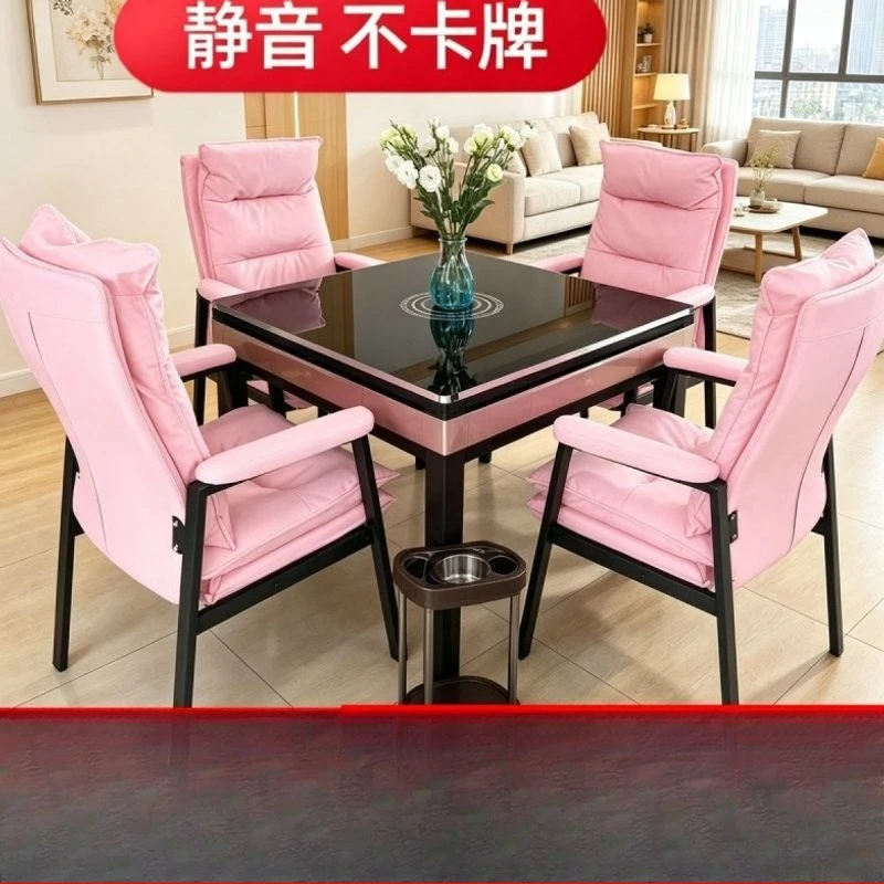 Automatic mahjong machine Dining table Dual-purpose mahjong machine Four-port machine Mahjong  Rotor