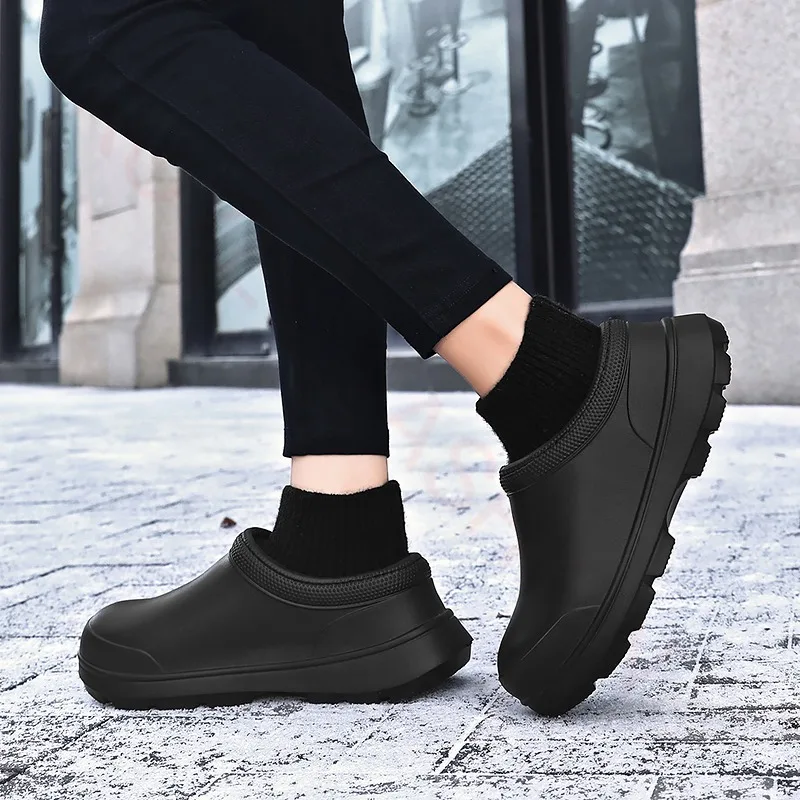 waterproof shoes men rubber boots men\'s kitchen boots non slip kitchen shoes chef shoes black women rainboots women rain boots