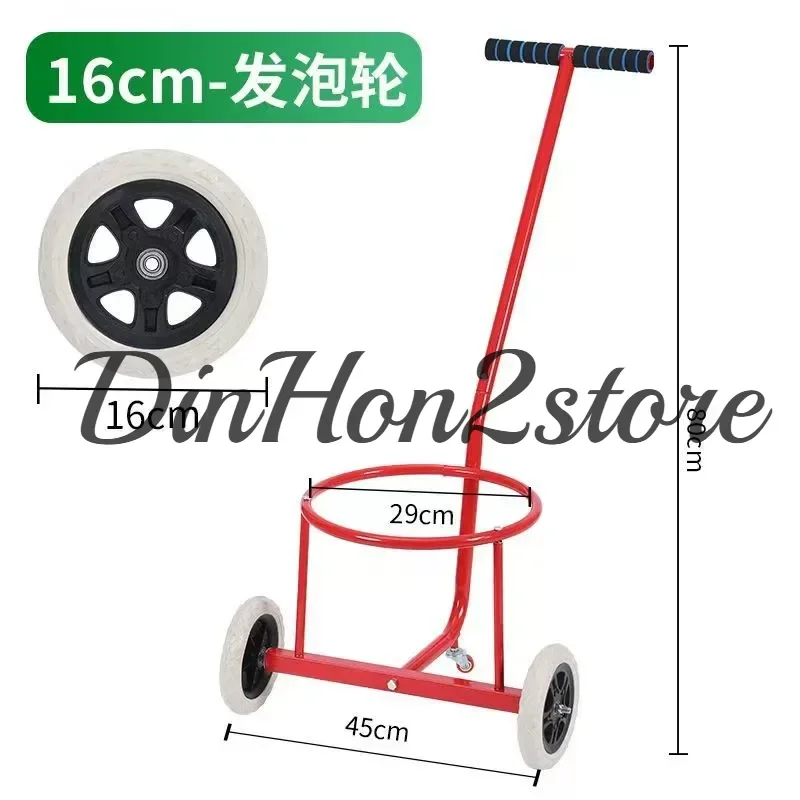 Large trolley rural labor-saving garbage transportation bucket