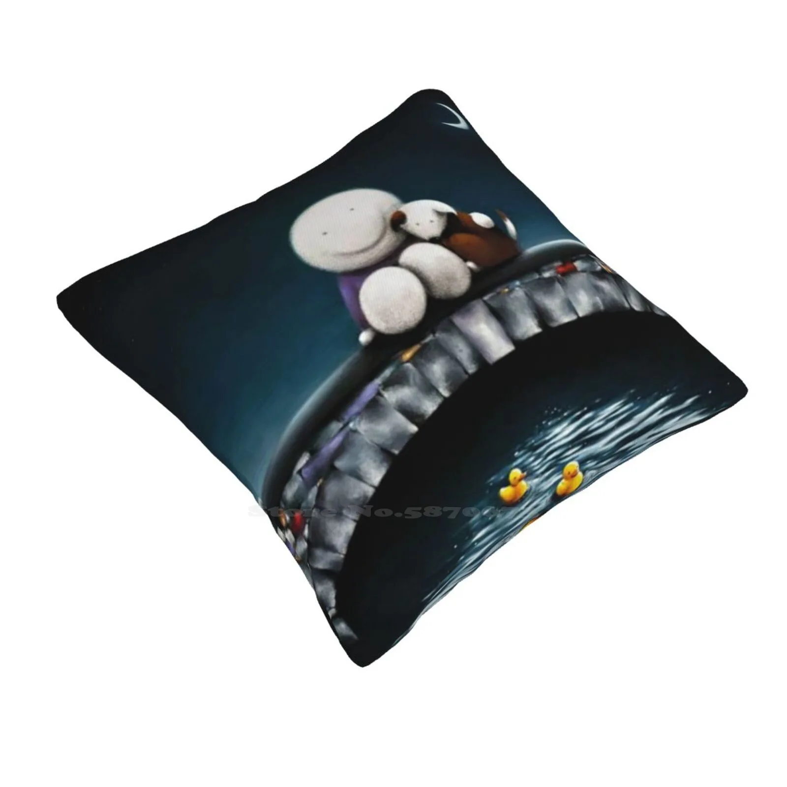 Doug Hyde Home Sofa Car Waist Throw Pillowcase Hyde Doug American Artist Doug Hyde Sculpture Doug Hyde For Sale Stone Bronze