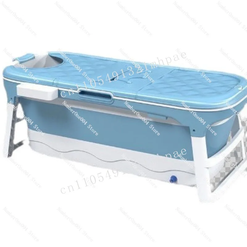 

Bath Bucket Adult Foldable Bathtub Adult Bath Basin Whole Body Sweat Thickened Large Sitting and Lying Down Household Artifact