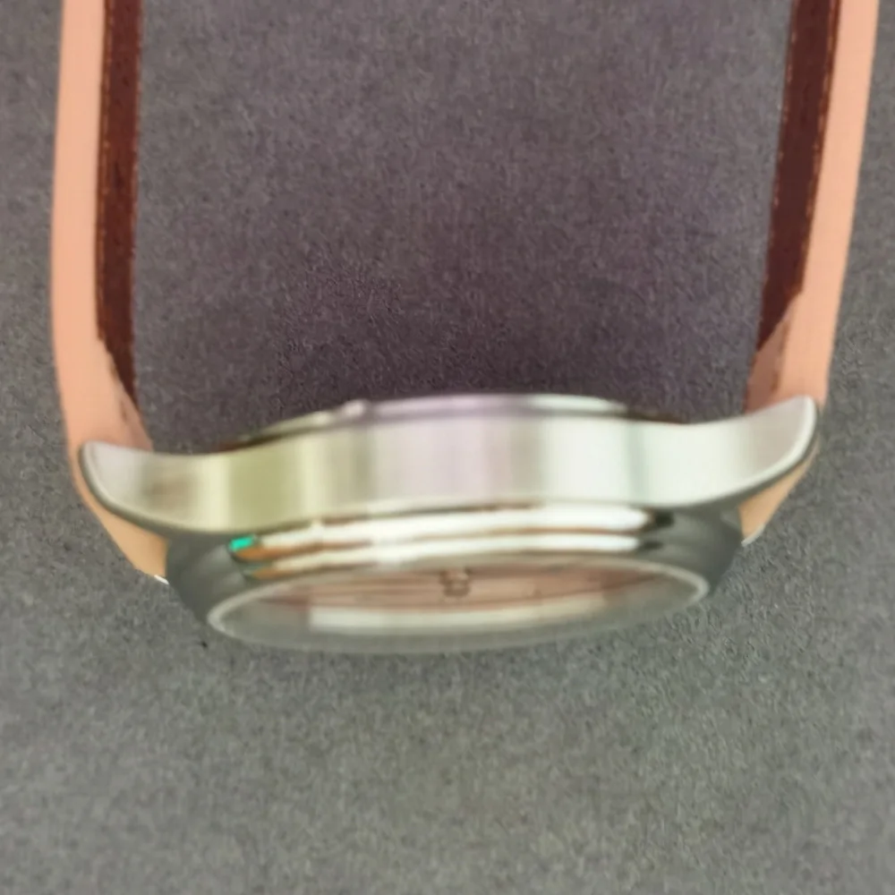 MERKUR Orologio da pilota da uomo 38MM Orologio da polso meccanico a carica manuale 50M Specchio zaffiro impermeabile M01D