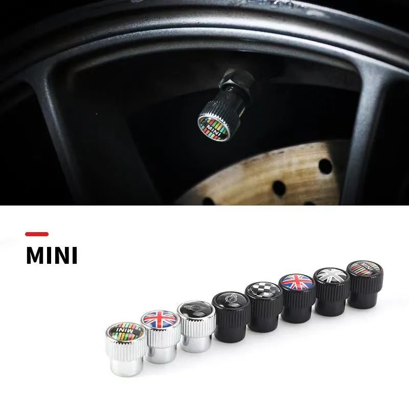 

4 шт. металлическая крышка клапана воздушного штока колеса автомобиля для Mini Cooper One S JCW F55 F56 R50 R53 R56 R57 R60 Coupe автоаксессуары