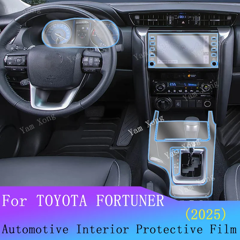 

Для TOYOTA FORTUNER 2025 автомобильная панель пленка GPS приборная панель экран защитная наклейка внутренняя пленка против царапин аксессуары для панели шестерни