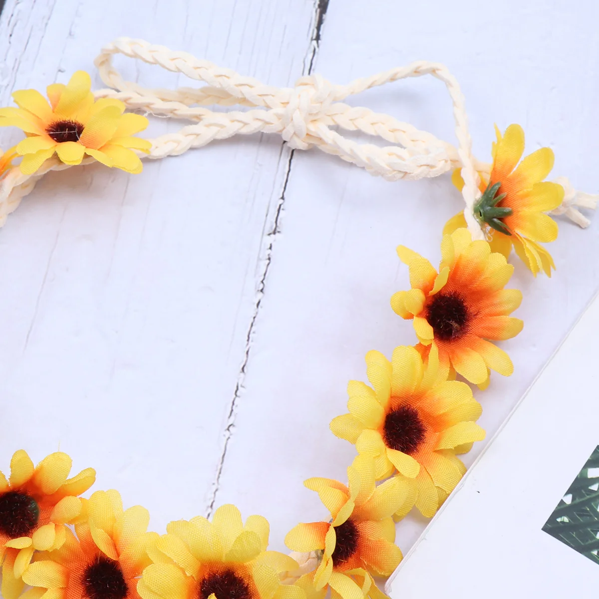 2 Pcs Beach Child Floral Hair Accessories Flower Girl for Wedding Kids Hairband