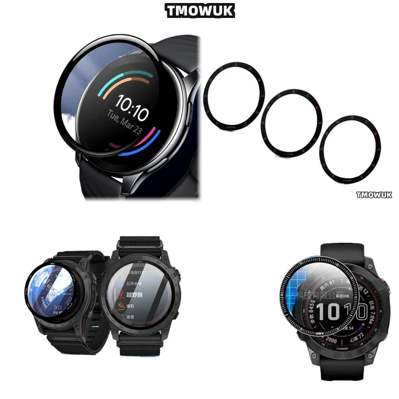 For Garmin Fenix 6 7 8 7X 6X 7S 47mm 51mm High-Density PMMA Film Offers Impressive Durability