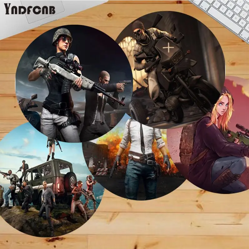 

PUBG DIY Round Big Promotion Table Mat Student Mousepad Computer Keyboard Pad Games Pad Padmouse Desk Play Mats