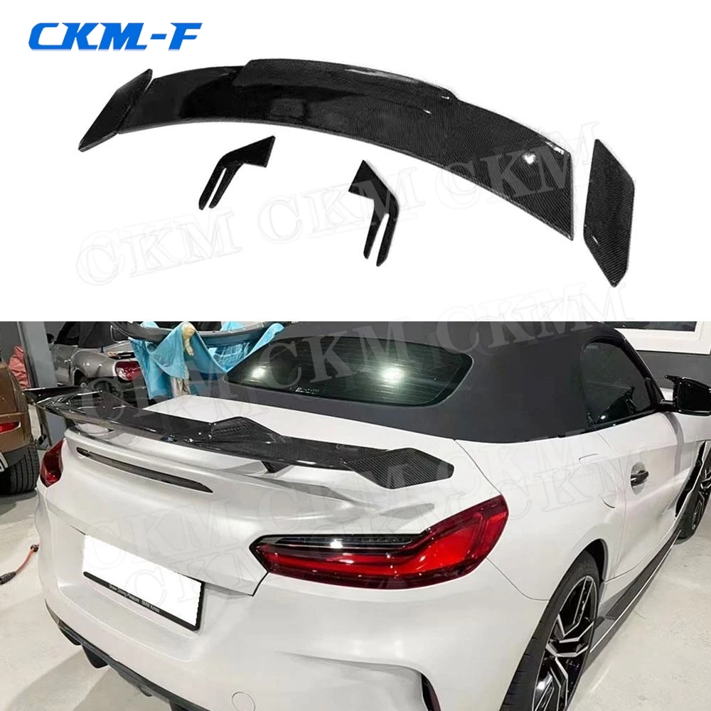 

Carbon Fiber Car Decorations Tools Rear Trunk Boot Spoiler Lip Wings for BMW M1 M3 M4 M5 M6 G22 G23 G80 G82 G14 F32 F36 M Style