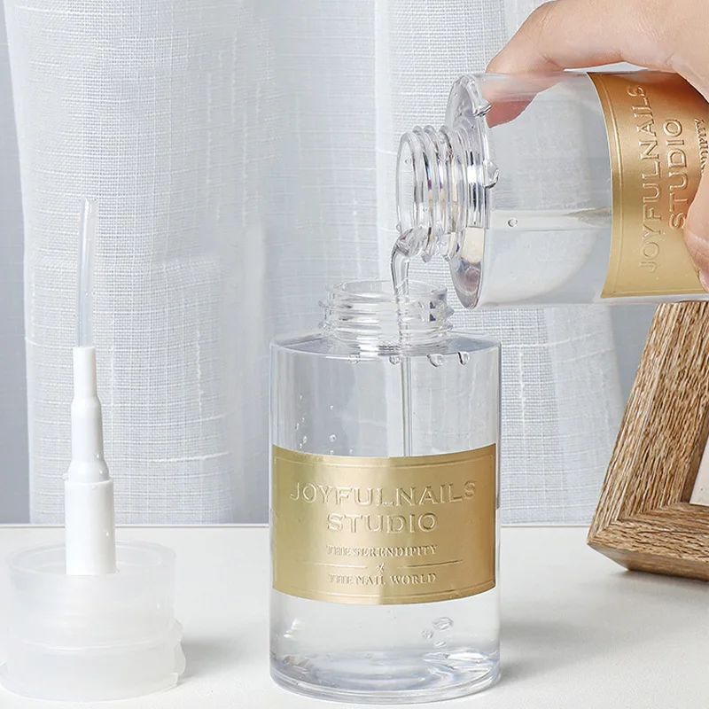 1pc 200-500ML Bottiglie riutilizzabili per unghie Vuote Presse Pompa Dispenser Nail Art Polish Remover Cleaner Bottiglia di trucco Strumento per manicure