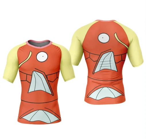 Men's Fitness Summer New Anime Men's and Women's Children's Home Breathable Loose Leisure Sports Running Short Sleeves
