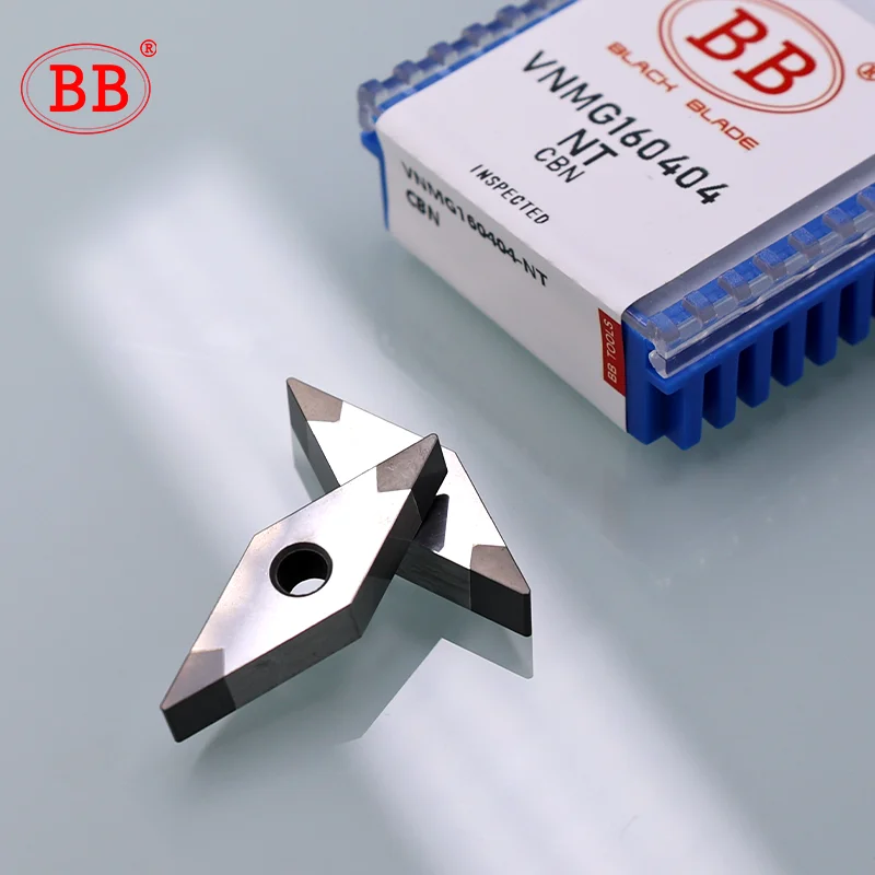 BB CBN Insert CNC Machining Lath Tool Cubic Boron Nitride Turning for Cast Iron Steel Cutting WNMG TNMG VNMG VCGT CNMG DNMG