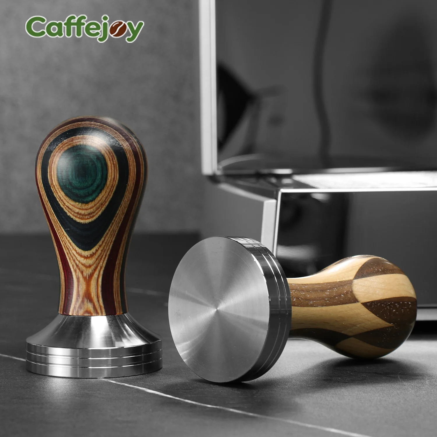 CAFFEPRO Coffee Tamper 51mm 53mm 57mm 58.5mm for Delonghi Breville Gaggia Lelit Portafilter Espresso Accessories Barista Tools